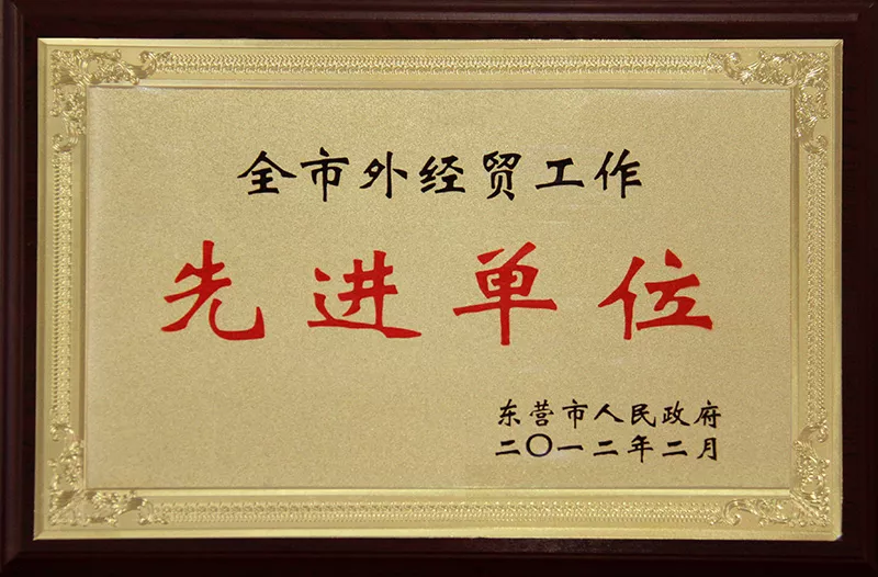 全市外经贸工作先进单位